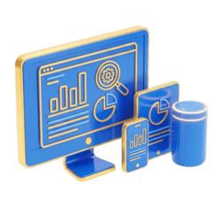 Pantalla de PC y celular mostrando diseño web optimizado para negocios de Agua Prieta y Sonora.